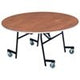 AmTabRound Mobile EZ-Tilt Cafeteria Table