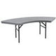 AmTabSerpentine Folding Table - ABS Plastic