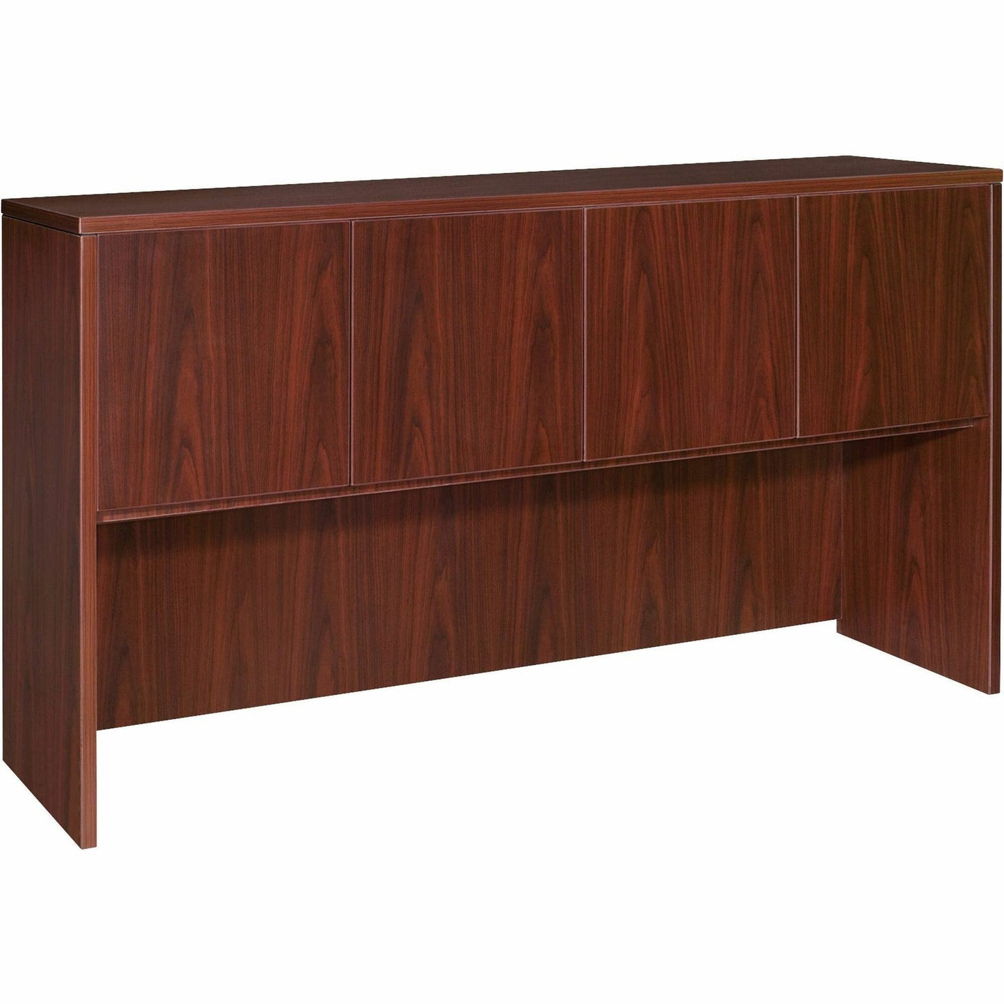 Lorell Essentials Series Stack-on Hutch with Wood Doors 72"W x 15"D x 36"H (LLR-ESS-SH-72)