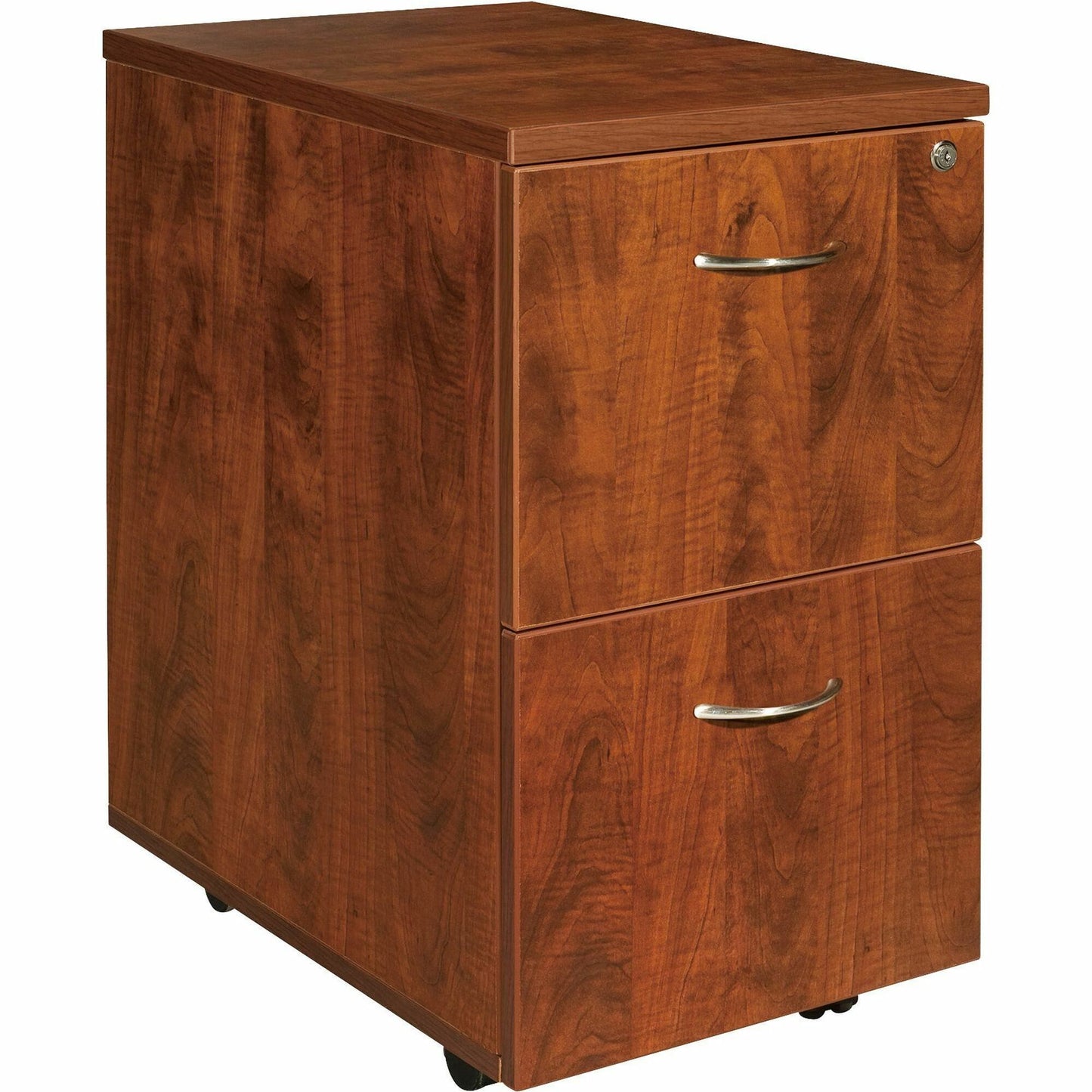 Lorell Essentials Series 2-Drawer File/File Mobile Pedestal 16"W x 22"D x 28.25"H (LLR-2DRAWER-FF-MP)