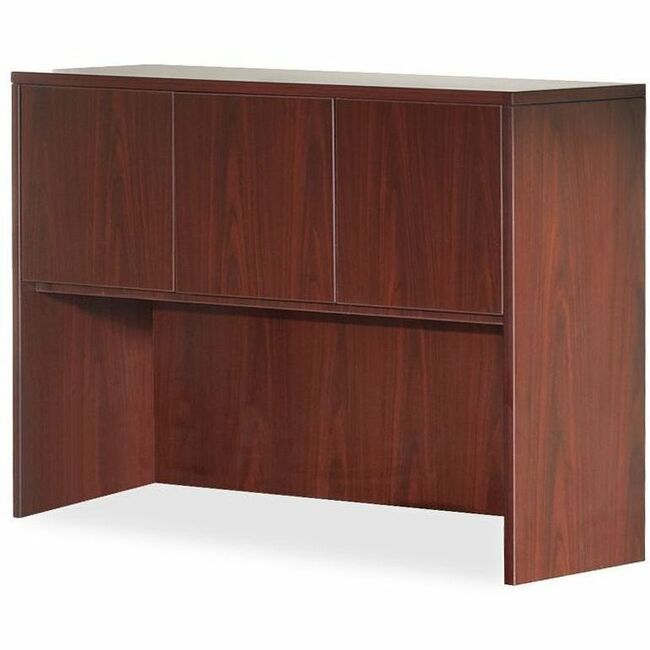 Lorell Essentials Series Stack-on Hutch with Wood Doors 60"W x 15"D x 36"H (LLR-ESS-SH-60)