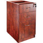 Lorell Essentials Series 3-Drawer Box/Box/File Fixed Pedestal 16