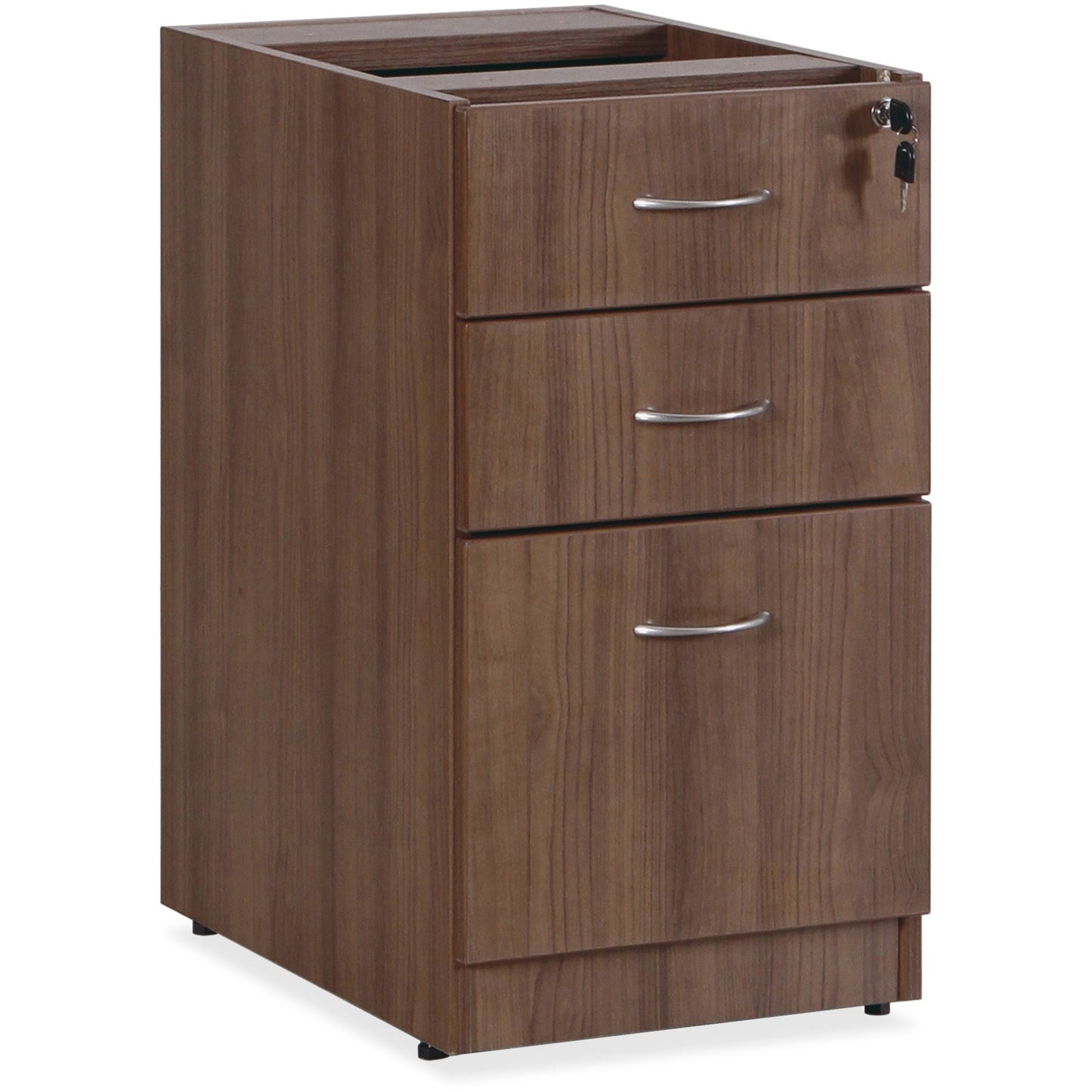 Lorell Essentials Series 3-Drawer Box/Box/File Fixed Pedestal 16"W x 22"D x 28.25"H (LLR-3DRAWER-BBFP)