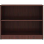 Lorell Essentials Series Laminate 2 Shelf Bookcase 36