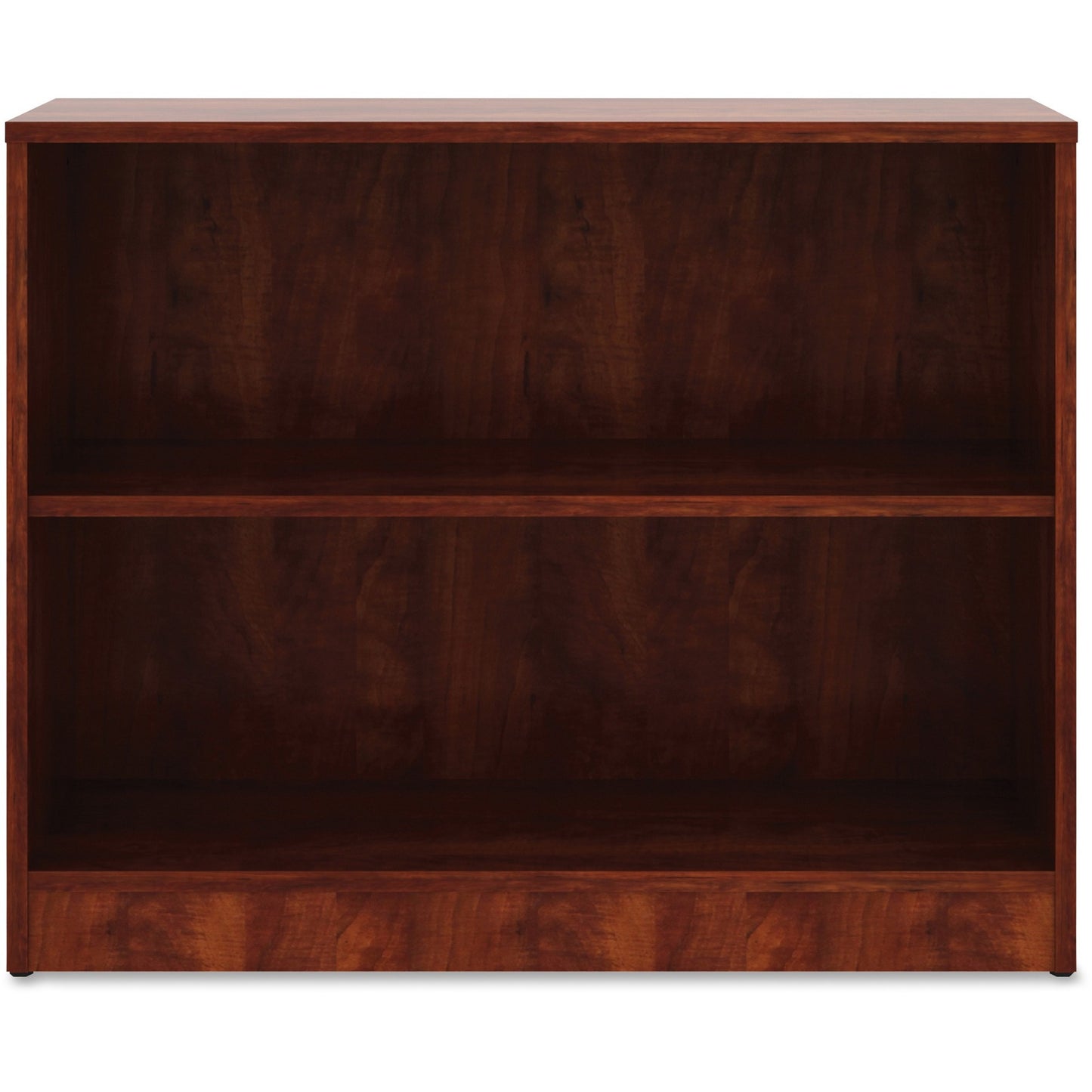 Lorell Essentials Series Laminate 2 Shelf Bookcase 36"W x 12"D x 30"H (LLR-ESS-BOOKCASE-30H)