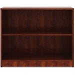 Lorell Essentials Series Laminate 2 Shelf Bookcase 36