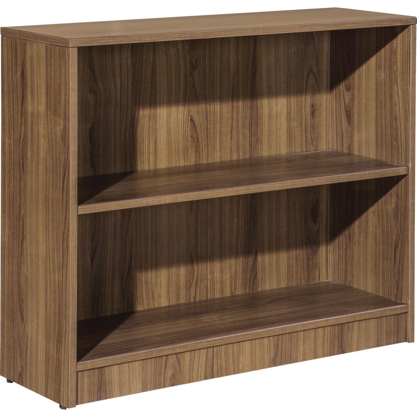 Lorell Essentials Series Laminate 2 Shelf Bookcase 36"W x 12"D x 30"H (LLR-ESS-BOOKCASE-30H)