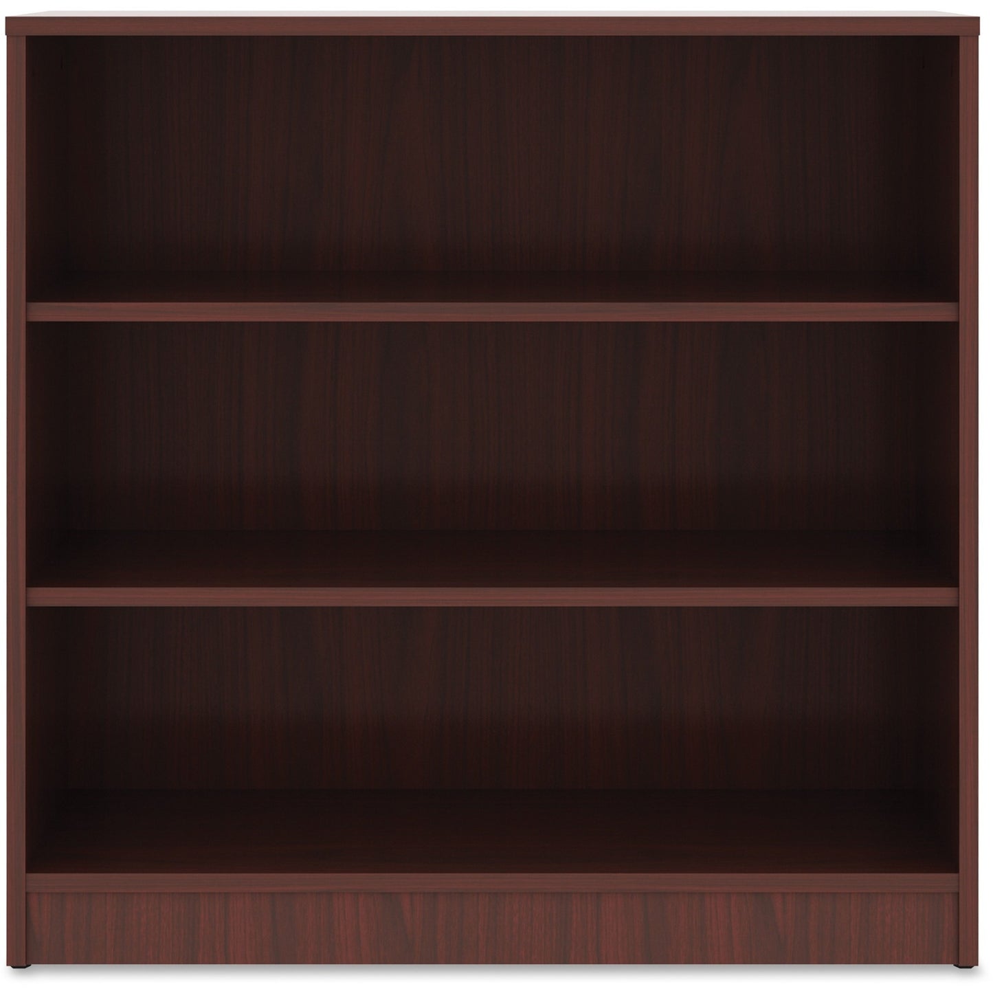 Lorell Essentials Series Laminate 3 Shelf Bookcase 36"W x 12"D x 36"H (LLR-ESS-BOOKCASE-36H)