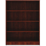 Lorell Essentials Series Laminate 4 Shelf Bookcase 36