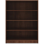 Lorell Essentials Series Laminate 4 Shelf Bookcase 36