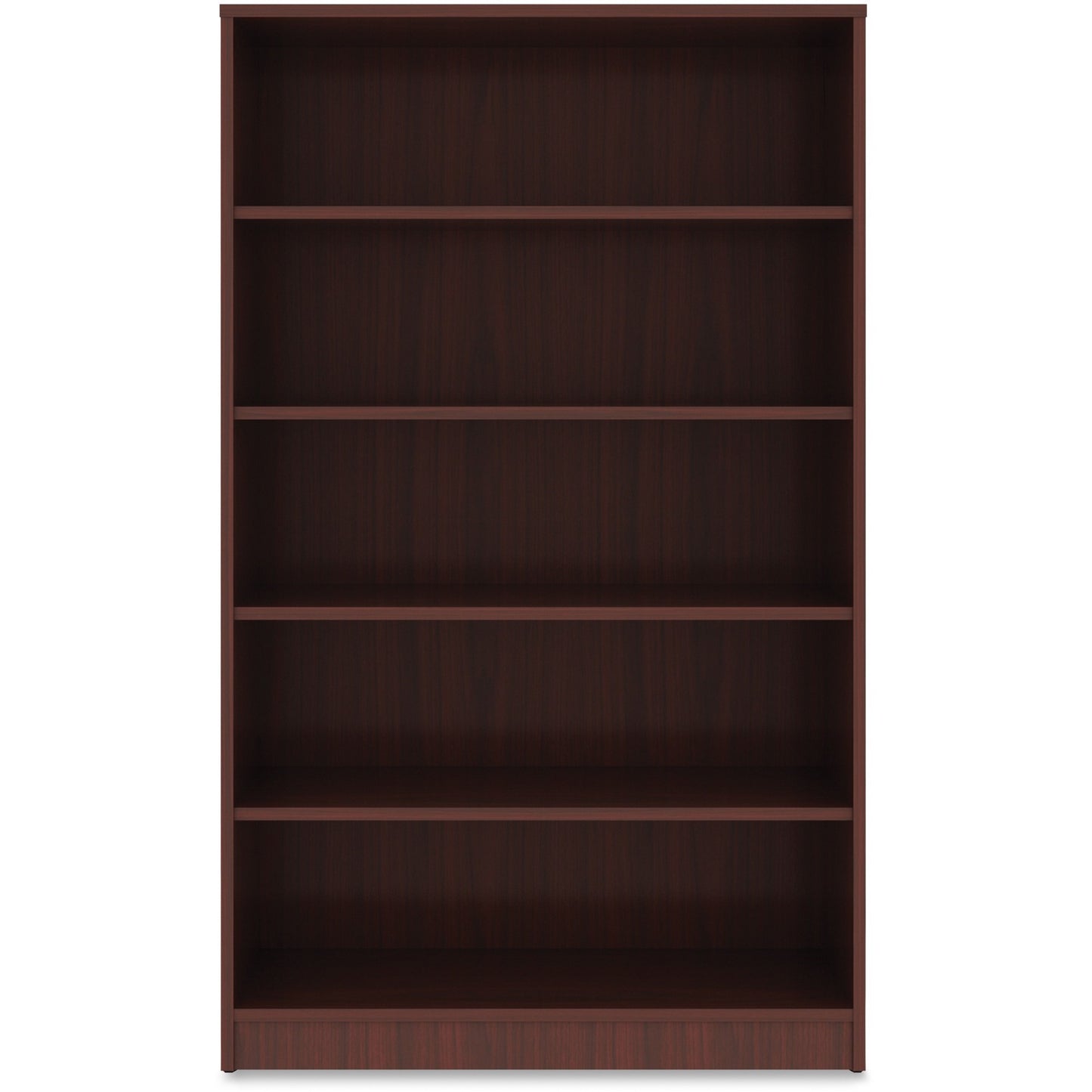 Lorell Essentials Series Laminate 5 Shelf Bookcase 36"W x 12"D x 60"H (LLR-ESS-BOOKCASE-60H)