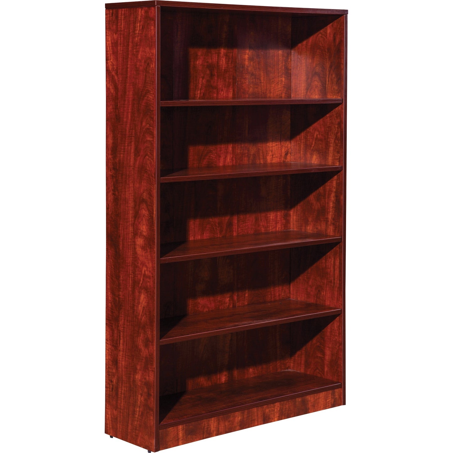 Lorell Essentials Series Laminate 5 Shelf Bookcase 36"W x 12"D x 60"H (LLR-ESS-BOOKCASE-60H)