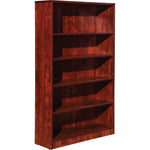 Lorell Essentials Series Laminate 5 Shelf Bookcase 36