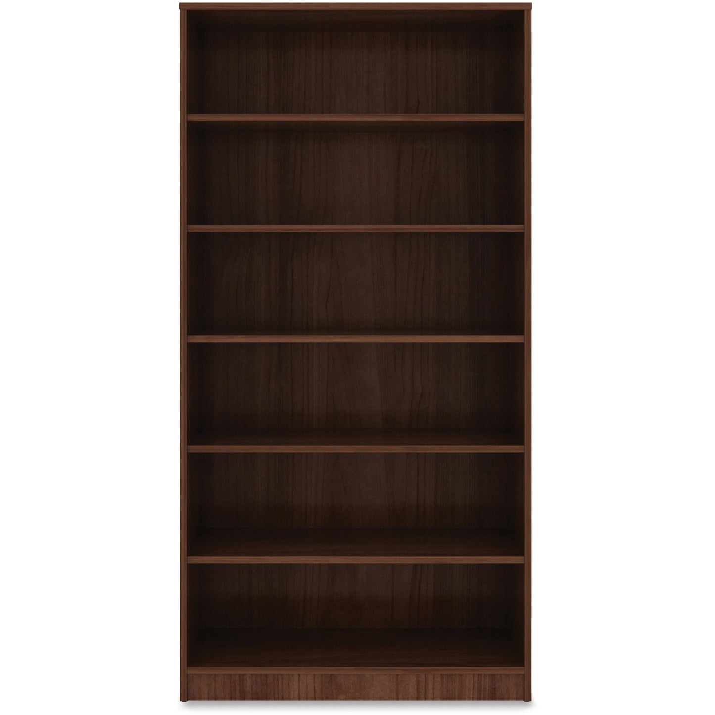 Lorell Essentials Series Laminate 6 Shelf Bookcase 36"W x 12"D x 72"H (LLR-ESS-BOOKCASE-72H)
