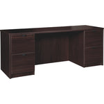 Lorell Prominence 2.0 Series Double-Pedestal Credenza 72
