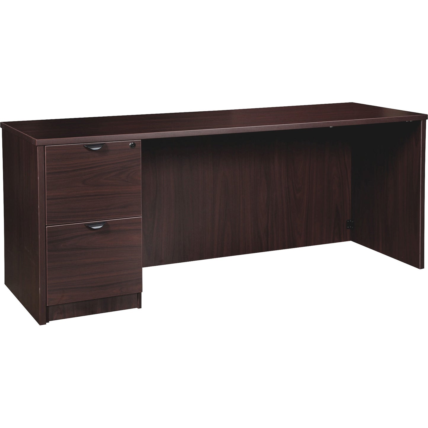 Lorell Prominence 2.0 Series Left-Pedestal Credenza 72"W x 24"D x 29"H (LLR-LLRPC2472LXX)