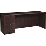 Lorell Prominence 2.0 Series Left-Pedestal Credenza 72