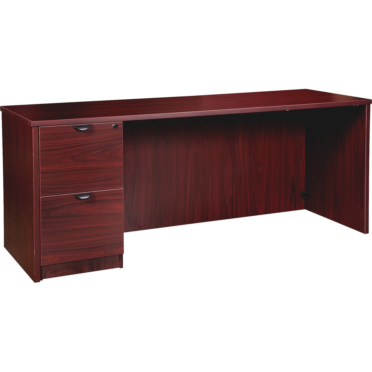 Lorell Prominence 2.0 Series Left-Pedestal Credenza 72"W x 24"D x 29"H (LLR-LLRPC2472LXX)