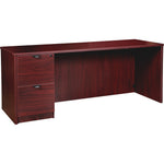 Lorell Prominence 2.0 Series Left-Pedestal Credenza 72