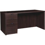 Lorell Prominence 2.0 Series Left-Pedestal Desk 60