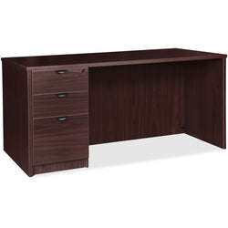 Lorell Prominence 2.0 Series Left-Pedestal Desk 72"W x 36"D x 29"H (LLR-LLRPD3672LSPXX)