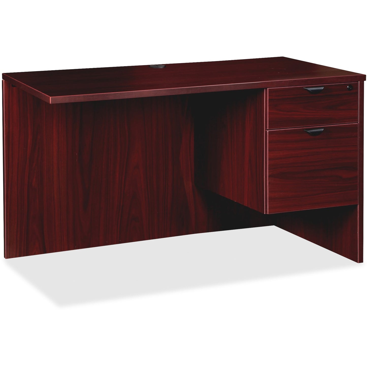 Lorell Prominence 2.0 Series 3/4 Right-Pedestal Return 42"W x 24"D x 29"H (LLR-LLRPR2442QRXX)