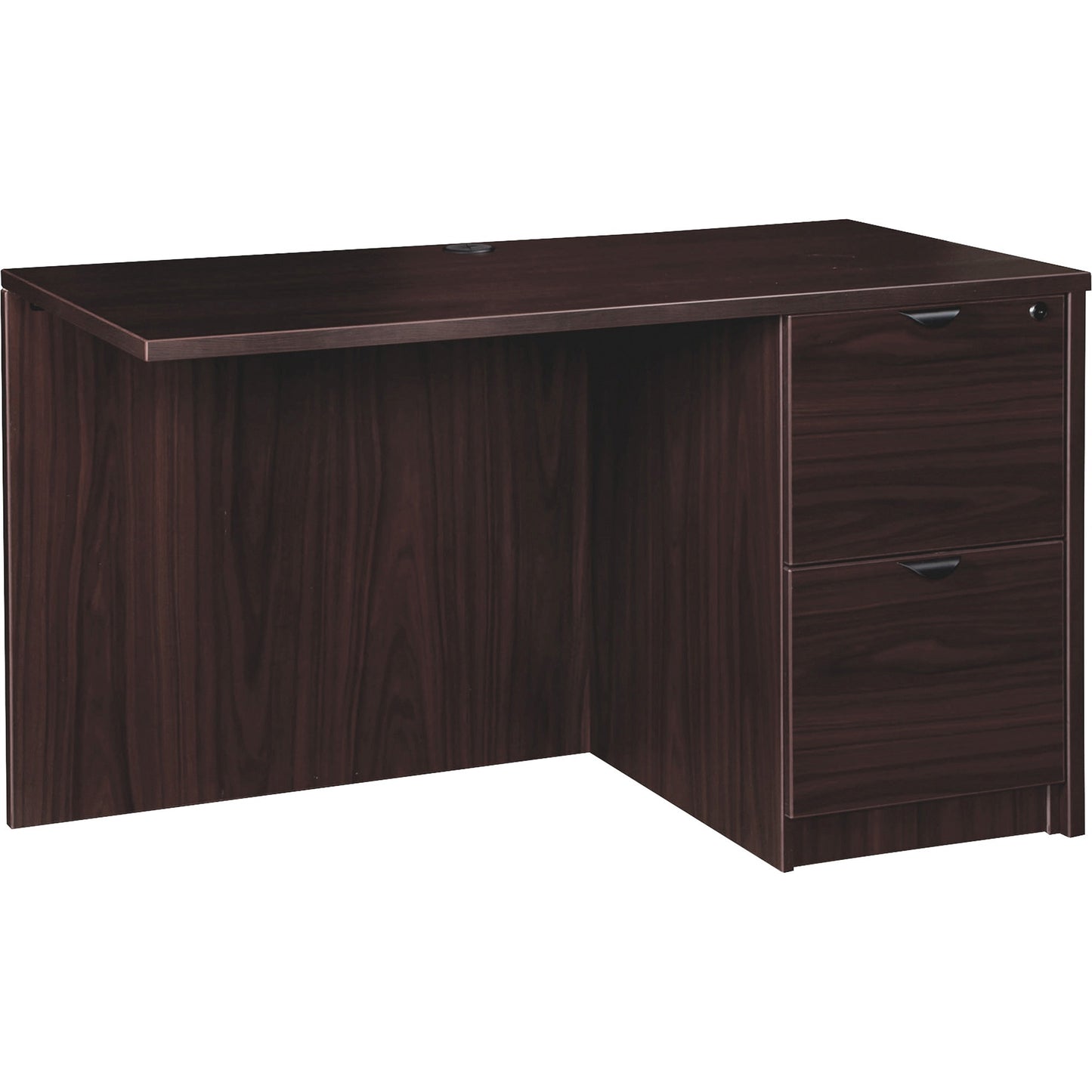 Lorell Prominence 2.0 Series Right-Pedestal Return 42"W x 24"D x 29"H (LLR-LLRPR2442RXX)