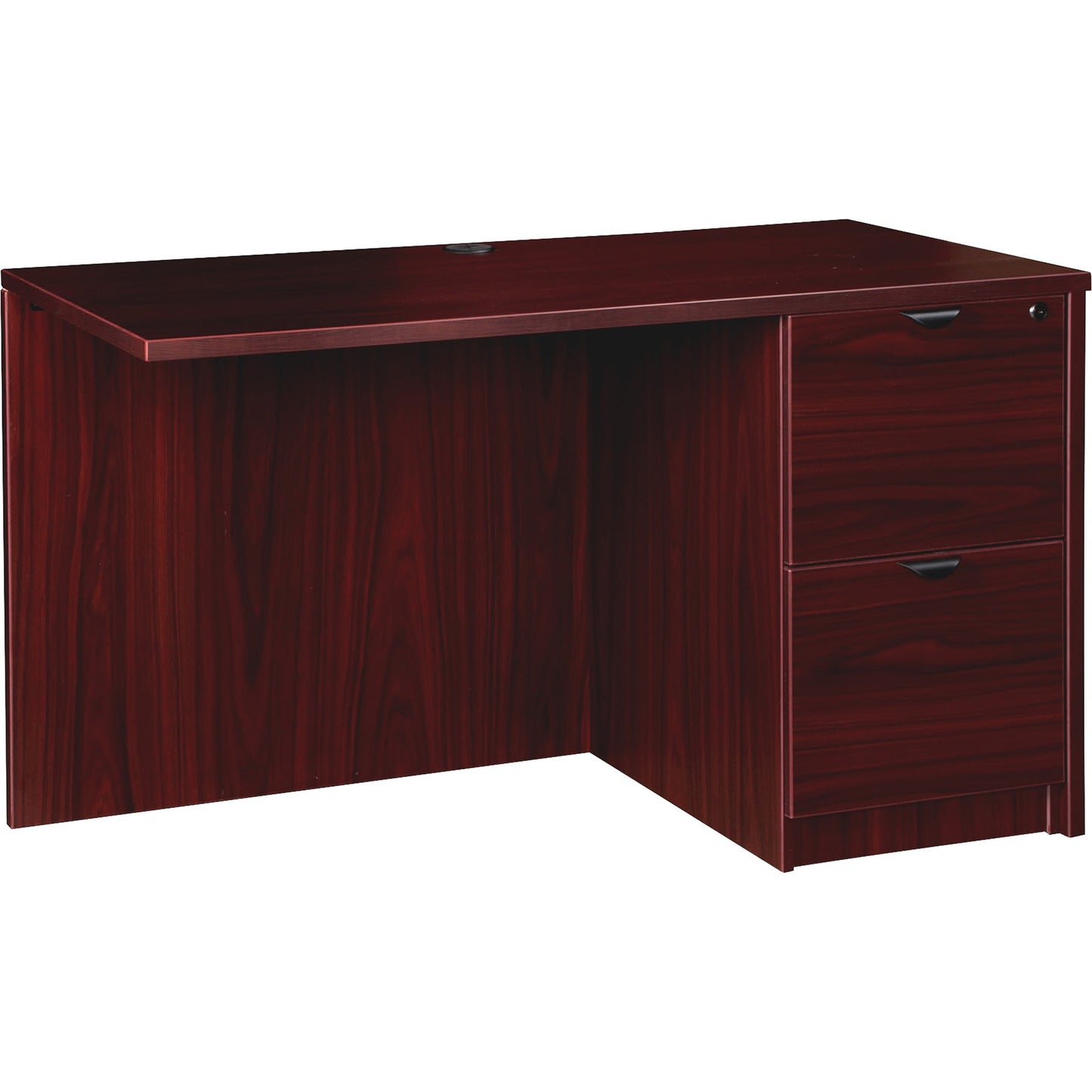 Lorell Prominence 2.0 Series Right-Pedestal Return 48"W x 24"D x 29"H (LLR-LLRPR2448RXX)