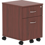 Lorell Essentials Series 2-Drawer Box/File Mobile Pedestal 15.75
