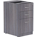 Lorell Essentials Series 3-Drawer Box/Box/File Fixed Pedestal 16