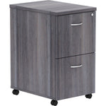 Lorell Essentials Series 2-Drawer File/File Mobile Pedestal 16