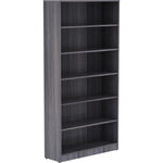 Lorell Essentials Series Laminate 6 Shelf Bookcase 36