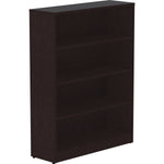 Lorell Essentials Series Laminate 4 Shelf Bookcase 36