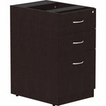 Lorell Essentials Series 3-Drawer Box/Box/File Fixed Pedestal 16