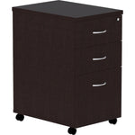 Lorell Essentials Series 3-Drawer Box/Box/File Mobile Pedestal 16