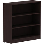 Lorell Essentials Series Laminate 3 Shelf Bookcase 36