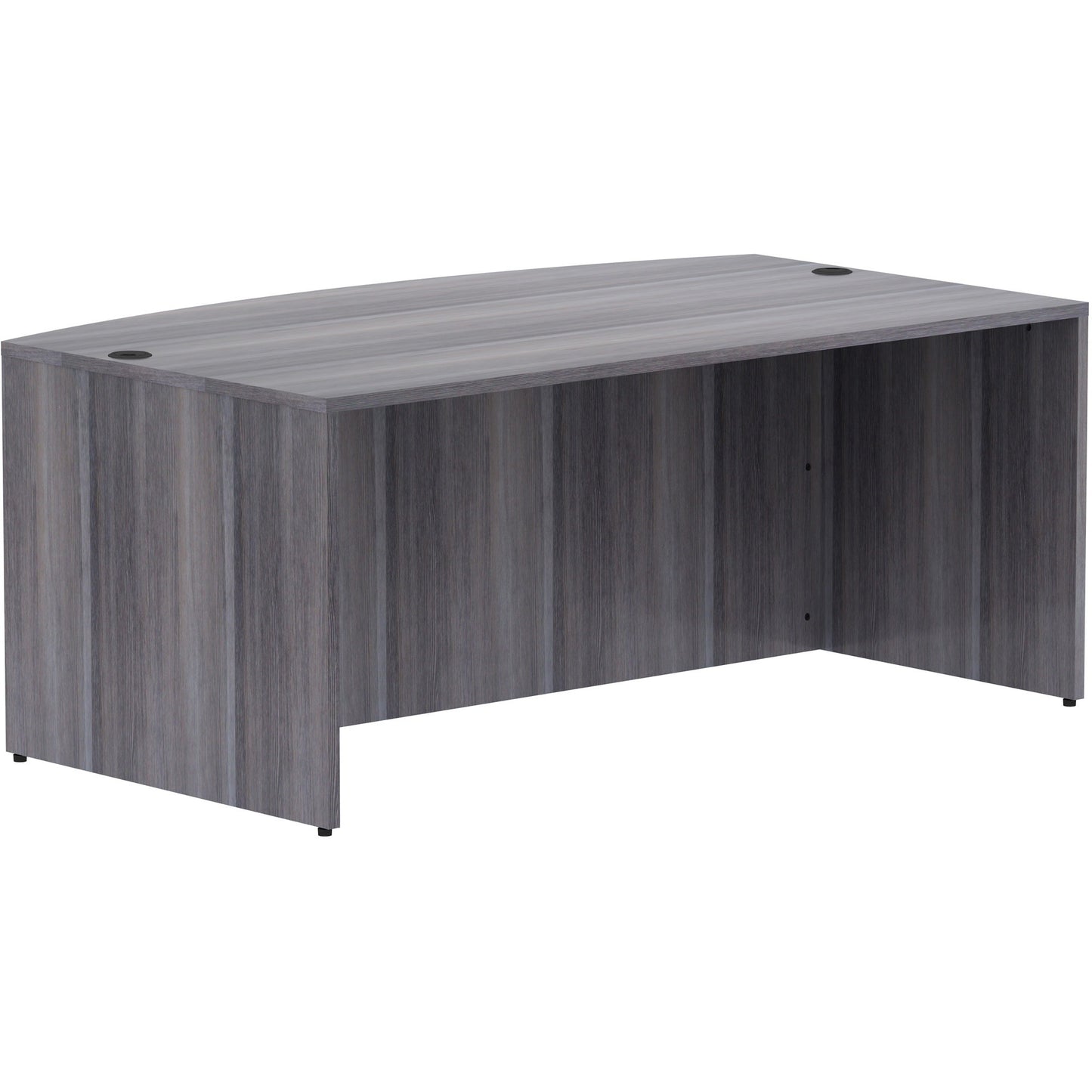 Lorell Essentials Series Bow-Front Desk Shell 72"W x 42"D x 29.5"H (LLR-ESS-BFDS-72)