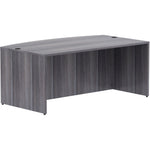 Lorell Essentials Series Bow-Front Desk Shell 72