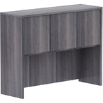 Lorell Essentials Series Stack-on Hutch with Wood Doors 48