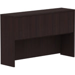 Lorell Essentials Series Stack-on Hutch with Wood Doors 60