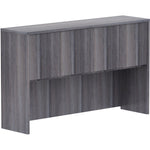 Lorell Essentials Series Stack-on Hutch with Wood Doors 60