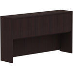Lorell Essentials Series Stack-on Hutch with Wood Doors 66