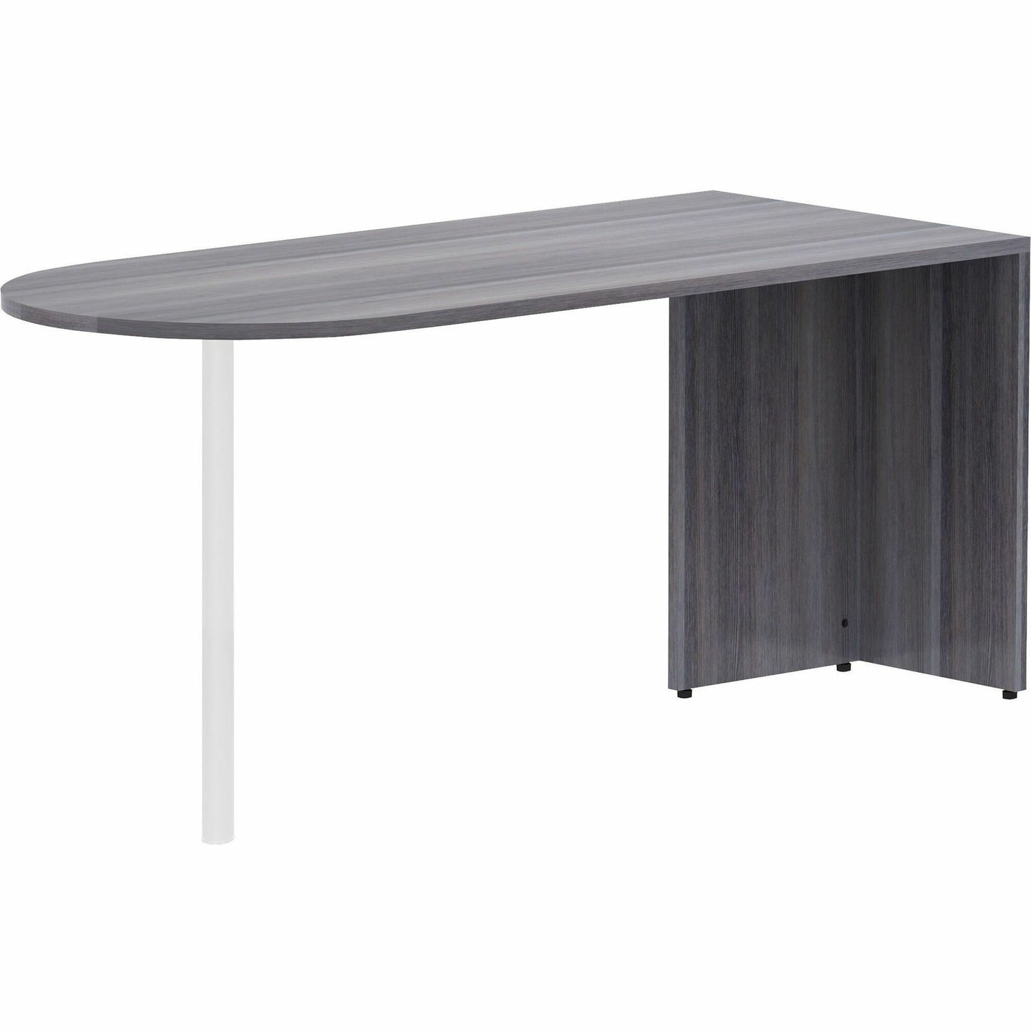 Lorell Essentials Series Peninsula Desk Box 66"W x 30"D x 29.5"H (LLR-ESS-PDB)