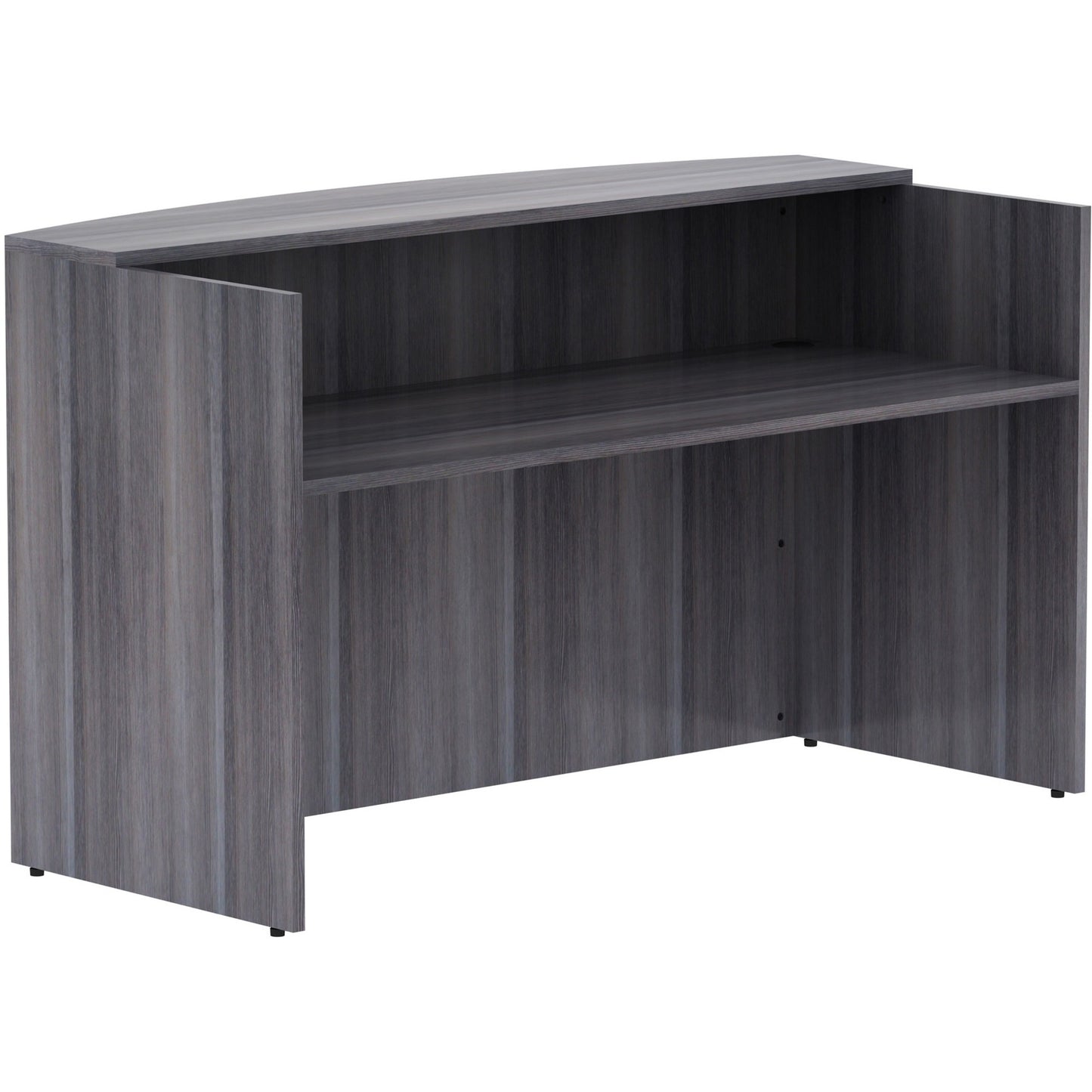 Lorell Essentials Series Front Reception Desk 72"W x 36"D x 42.5"H (LLR-ESS-FRD-72)