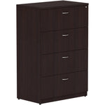 Lorell Essentials Series 4-Drawer Lateral File 35.5