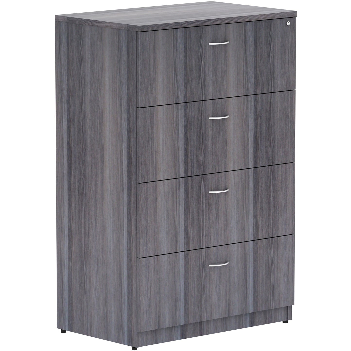 Lorell Essentials Series 4-Drawer Lateral File 35.5"W x 22"D x 54.75"H (LLR-4DRAWER-LF)