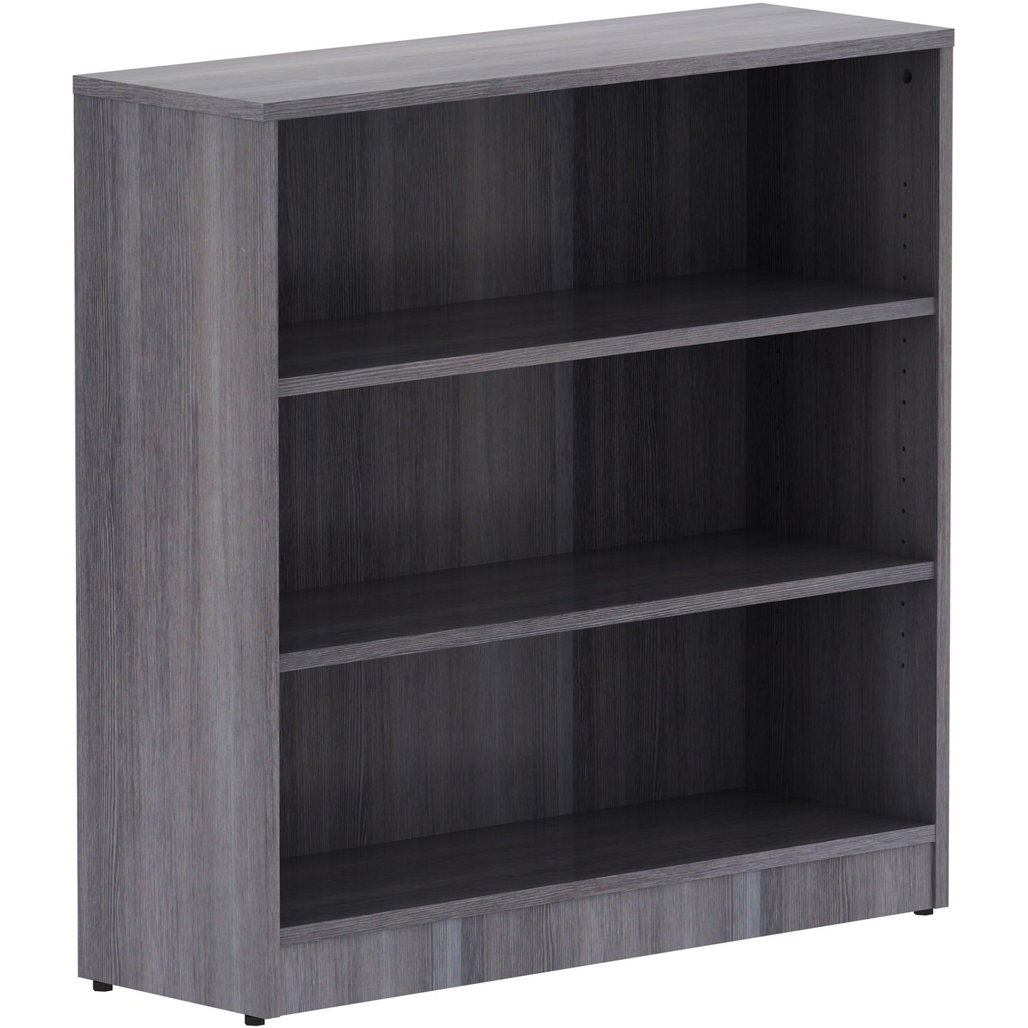 Lorell Essentials Series Laminate 3 Shelf Bookcase 36"W x 12"D x 36"H (LLR-ESS-BOOKCASE-36H)