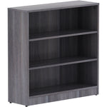 Lorell Essentials Series Laminate 3 Shelf Bookcase 36