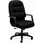 HON Pillow-Soft Executive High-Back Chair Center-Tilt with Fixed Arms (HON2091CU10T)