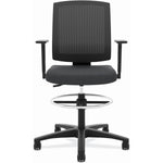 HON Torch Mesh Mid-Back Task Stool Center-Tilt with Footring and Fixed Arms (BSXVL515LH10)